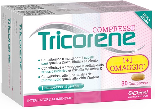 TRICORENE 30 COMPRESSE BIPACCO IT - Farmacia Del Monaco