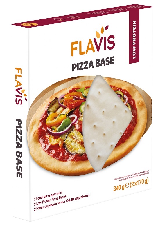 FLAVIS PIZZA BASE 2 FONDI PIZZA APROTEICI DA 170 G - Farmacia Del Monaco