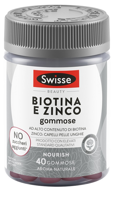 SWISSE BIOTINA + ZINCO 40 GUMMIES - Farmacia Del Monaco
