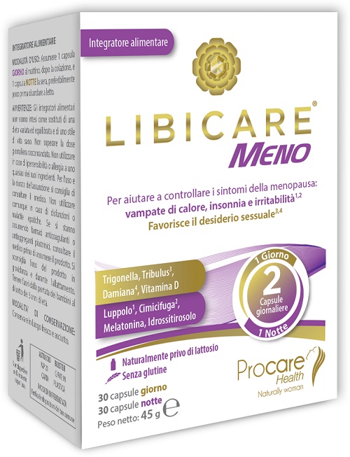 LIBICARE MENO 60 CAPSULE - Farmacia Del Monaco