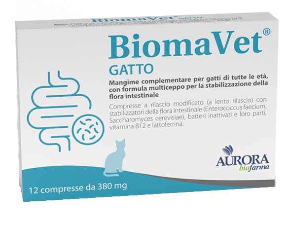 BIOMAVET GATTO 380MG 12 COMPRESSE - Farmacia Del Monaco