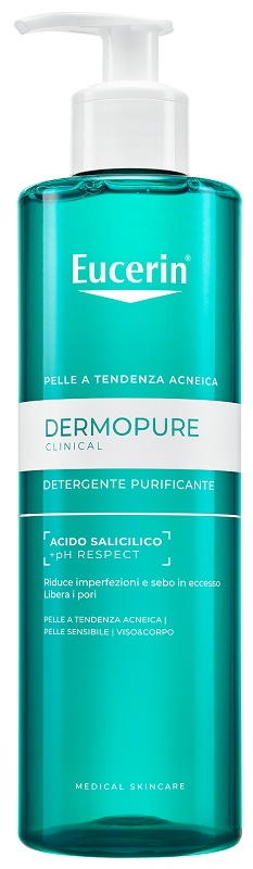 EUCERIN DERMOPURE CLINICAL DETERGENTE PURIFICANTE 400 ML - Farmacia Del Monaco