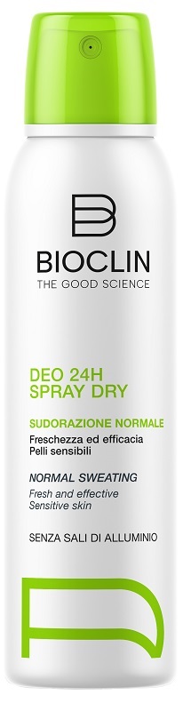 BIOCLIN DEO 24H SPRAY DRY NUOVA FORMULA 150 ML - Farmacia Del Monaco