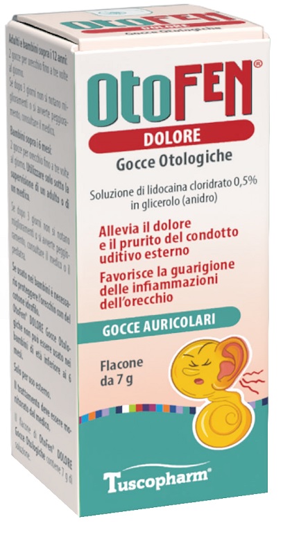 GOCCE OTOLOGICHE OTOFEN DOLORE 7 G - Farmacia Del Monaco