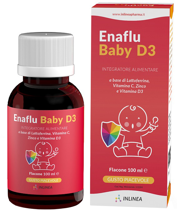 ENAFLU BABY D3 100 ML - Farmacia Del Monaco