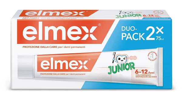 ELMEX JUNIOR DENTIFRICIO 75 ML DUOPACK - Farmacia Del Monaco