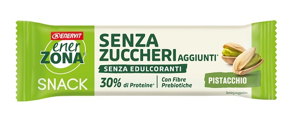 ENERZONA SNACK PISTACCHIO CIOCCOLATO BIANCO SENZA ZUCCHERI AGGIUNTI 27 G - Farmacia Del Monaco