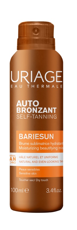 URIAGE EAU THERMALE BARIESUN AUTO BRONZANT SELF TANNING BRUME SUBLIMATRICE HYDRATANTE 100 ML - Farmacia Del Monaco