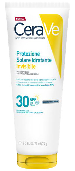 CERAVE PROTEZIONE SOLARE IDRATANTE INVISIBILE SPF30 75 ML - Farmacia Del Monaco