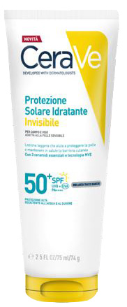 CERAVE PROTEZIONE SOLARE IDRATANTE INVISIBILE SPF50+ 75 ML - Farmacia Del Monaco
