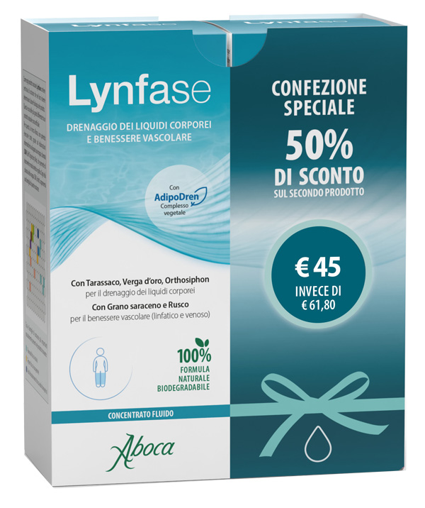 LYNFASE FLACONE CONFEZIONE SPECIALE 1+50% 1+1 DEL 989638489 - Farmacia Del Monaco
