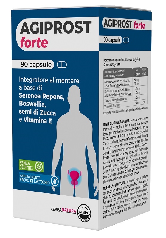 AGIPROST FORTE 90 CAPSULE 625 MG - Farmacia Del Monaco