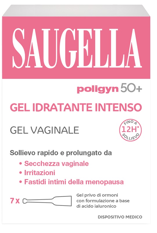 SAUGELLA POLIGYN 50+ GEL IDRATANTE INTENSO 7 TUBETTI MONODOSE DA 4 ML - Farmacia Del Monaco