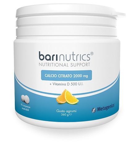 BARINUTRICS CALCIO CITRATO ARANCIA LIMONE ITA 90 COMPRESSE - Farmacia Del Monaco