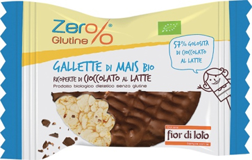 ZER% GLUTINE GALLETTE MAIS RICOPERTE DI CIOCCOLATO AL LATTE BIO 32 G - Farmacia Del Monaco