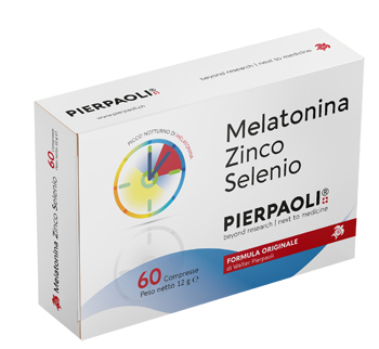 MELATONINA ZINCO SELENIO PIERPAOLI 60 COMPRESSE - Farmacia Del Monaco
