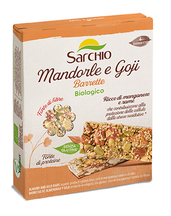 BARRETTE MANDORLE E GOJI 4X20 G - Farmacia Del Monaco
