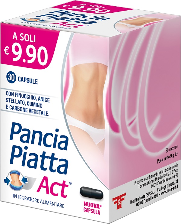 PANCIA PIATTA ACT 30 CAPSULE - Farmacia Del Monaco