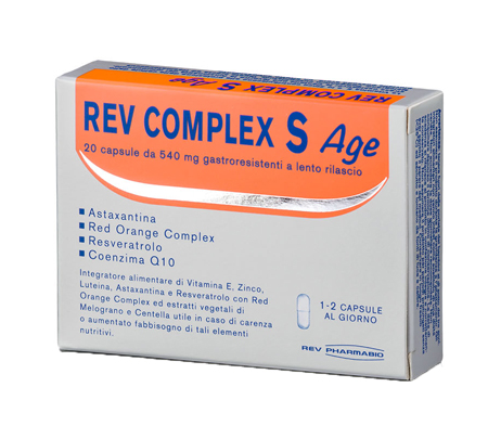 REV COMPLEX S AGE 20 CAPSULE - Farmacia Del Monaco
