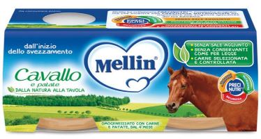 MELLIN OMOGENEIZZATO CAVALLO E PATATE 2 X 80 G - Farmacia Del Monaco