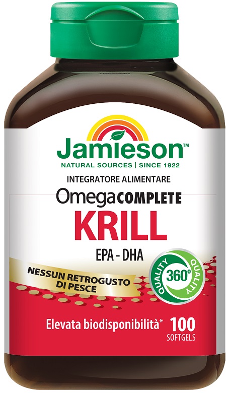 JAMIESON OMEGA COMPLETE PURE KRILL OIL 100 PERLE - Farmacia Del Monaco