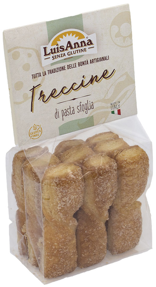 BISCOTTI SFOGLIA TRECCINE 130 G - Farmacia Del Monaco