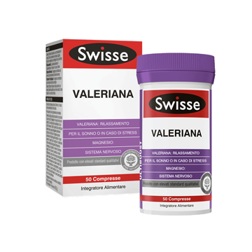 SWISSE VALERIANA 50 COMPRESSE - Farmacia Del Monaco