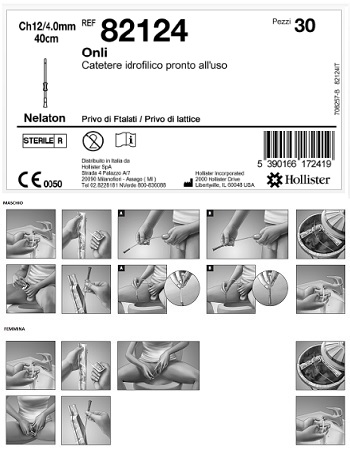 CATETERE IDROFILICO ONLI PRONTO ALL'USO 40 CM CH 12 30 PEZZI - Farmacia Del Monaco