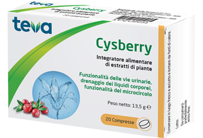 CYSBERRY TEVA 20 COMPRESSE - Farmacia Del Monaco