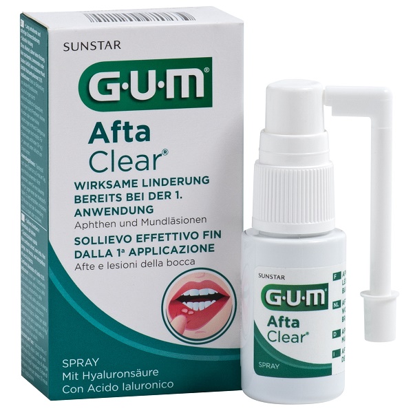 GUM AFTACLEAR SPRAY 15 ML - Farmacia Del Monaco