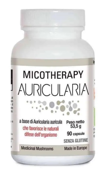 MICOTHERAPY AURICULARIA 90 CAPSULE - Farmacia Del Monaco