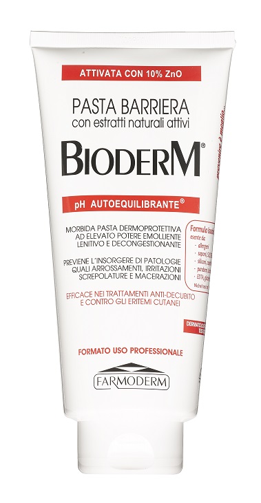 BIODERM PASTA BARRIERA TRASPIRANTE PH AUTOEQUILIBRANTE CON 10% ZINCO 300 ML - Farmacia Del Monaco