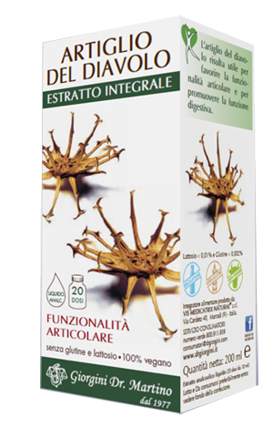 ARTIGLIO DEL DIAVOLO ESTRATTO INTEGRALE 200 ML - Farmacia Del Monaco