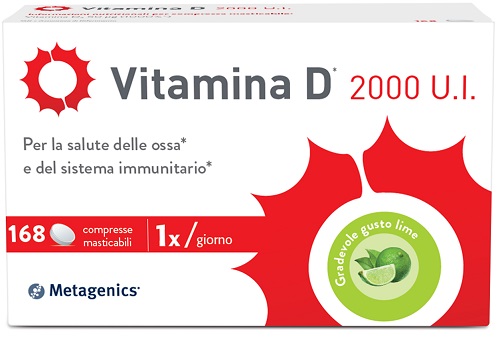 VITAMINA D 2000 UI 168 COMPRESSE MASTICABILI - Farmacia Del Monaco