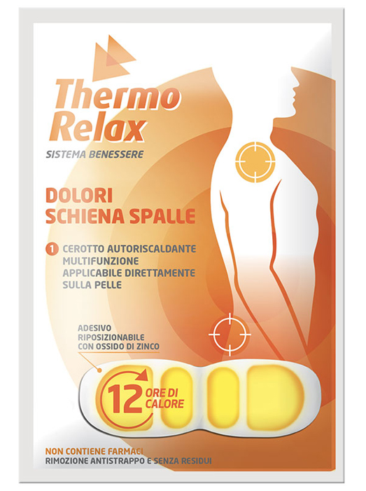 THERMORELAX CEROTTO AUTORISCALDANTE DOLORE SCHIENA/SPALLE 1 PEZZO - Farmacia Del Monaco