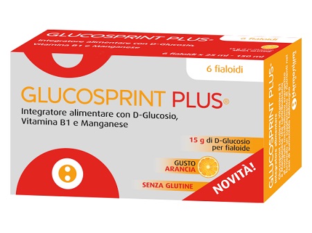 GLUCOSPRINT PLUS ARANCIA 6 FIALOIDI DA 25 ML - Farmacia Del Monaco