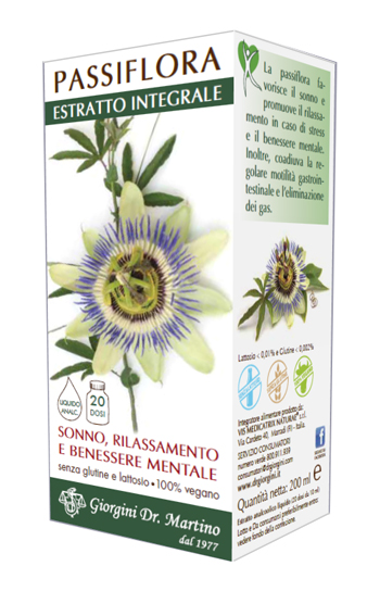 PASSIFLORA ESTRATTO INTEGRALE 200 ML - Farmacia Del Monaco