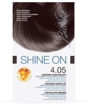 BIONIKE SHINE ON TRATTAMENTO COLORANTE CAPELLI CASTANO CIOCCOLATO 4.05 - Farmacia Del Monaco