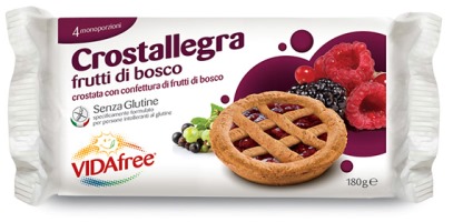 VIDAFREE CROSTALLEGRA FRUTTI DI BOSCO 180 G - Farmacia Del Monaco