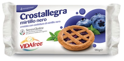 VIDAFREE CROSTALLEGRA MIRTILLO NERO 180 G - Farmacia Del Monaco