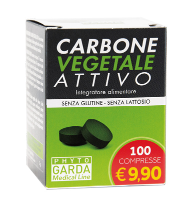 CARBONE VEGETALE ATTIVO 100 COMPRESSE - Farmacia Del Monaco