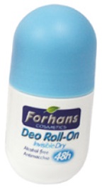 FORHANS COSMETIC ROLL-ON INVISIBLE DRY 50 ML - Farmacia Del Monaco