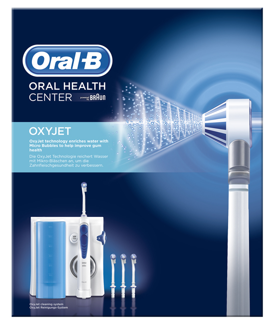 ORAL-B ORAL HEALTH CENTER IDROPULSORE OXYJET MD20 - Farmacia Del Monaco