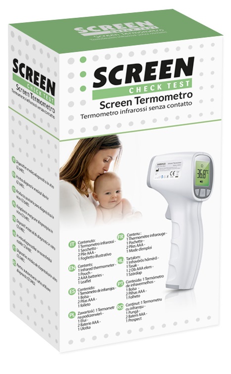TERMOMETRO A INFRAROSSI SENZA CONTATTO SCREEN - Farmacia Del Monaco