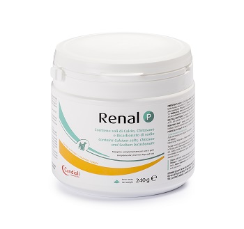 RENAL P MANGIME COMPLEMENTARE PER CANI E GATTI BARATTOLO 240 G - Farmacia Del Monaco