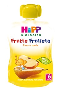 HIPP BIO FRUTTA FRULLATA PERA MELA 90 G - Farmacia Del Monaco