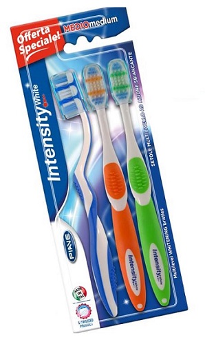 KIT 3 SPAZZOLINI INTENSITY WHITE - Farmacia Del Monaco