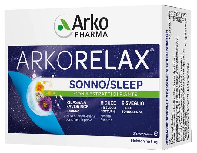 ARKORELAX SONNO 30 COMPRESSE - Farmacia Del Monaco