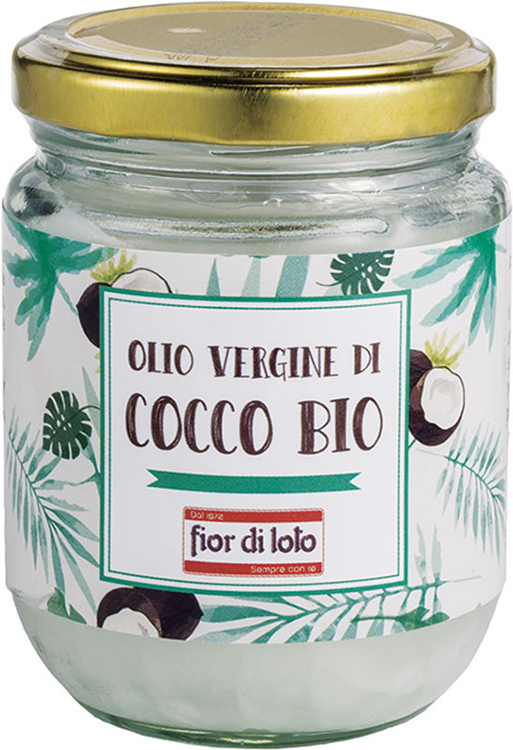 FIOR DI LOTO OLIO VERGINE DI COCCO BIO 200 ML - Farmacia Del Monaco