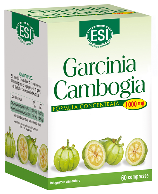 ESI GARCINIA CAMBOGIA 1000 MG 60 COMPRESSE - Farmacia Del Monaco
